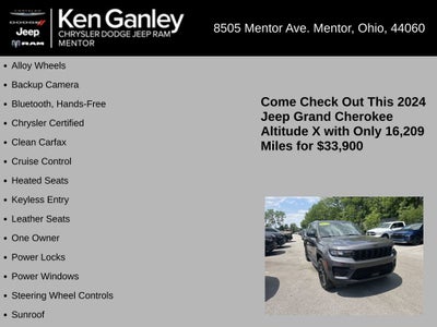 2024 Jeep Grand Cherokee Altitude X 4x4