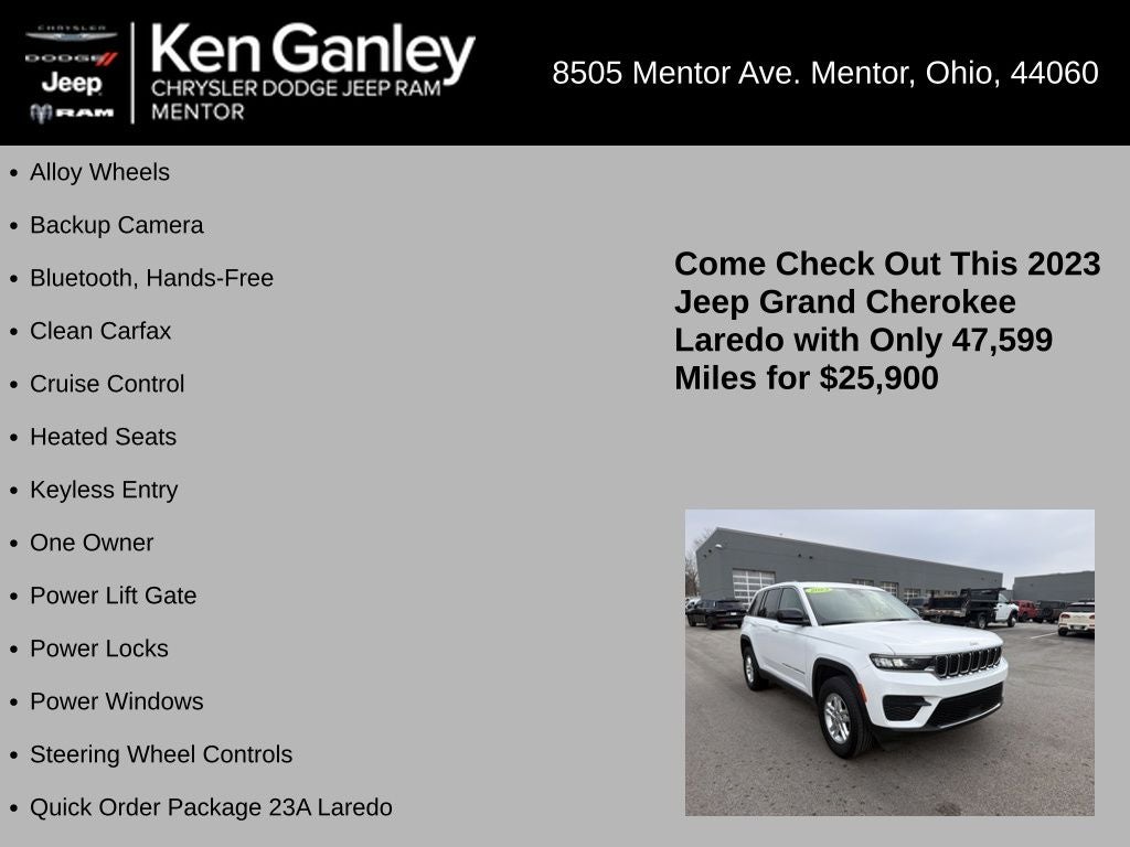 2023 Jeep Grand Cherokee Laredo 4x4