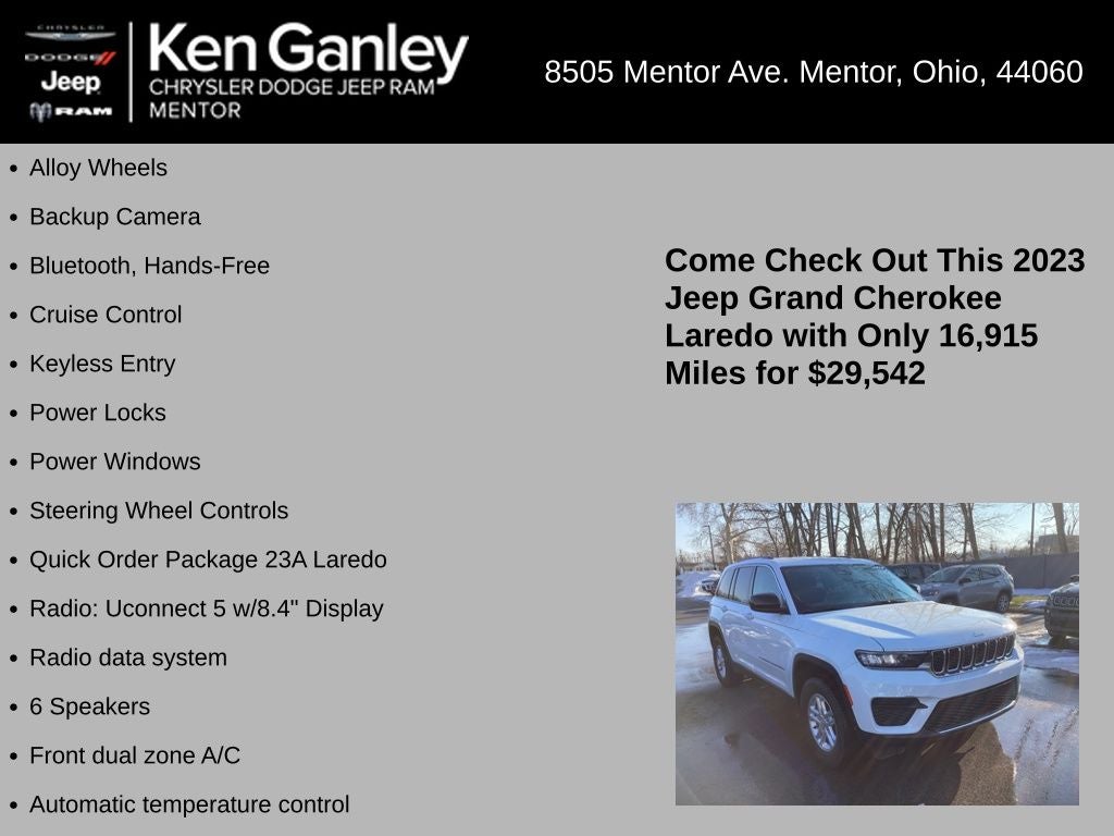 2023 Jeep Grand Cherokee Laredo 4x4