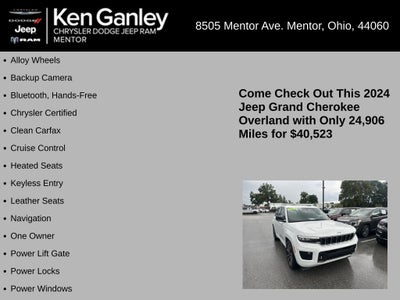 2024 Jeep Grand Cherokee Overland 4x4