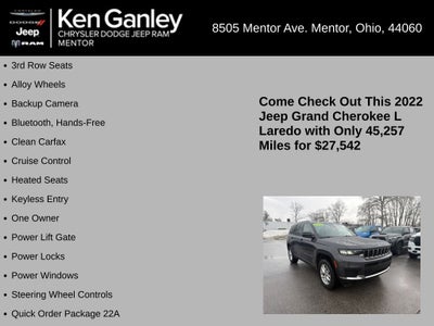 2022 Jeep Grand Cherokee L Laredo 4x4