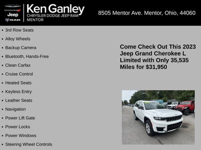 2023 Jeep Grand Cherokee L Limited