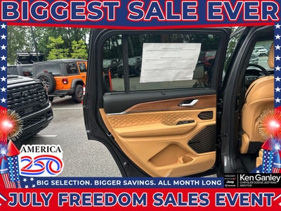 2026 Jeep Grand Cherokee GRAND CHEROKEE L SUMMIT 4X4