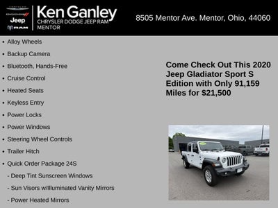 2020 Jeep Gladiator Sport S 4x4