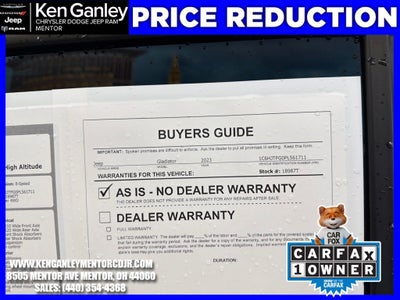 2023 Jeep Gladiator High Altitude 4x4