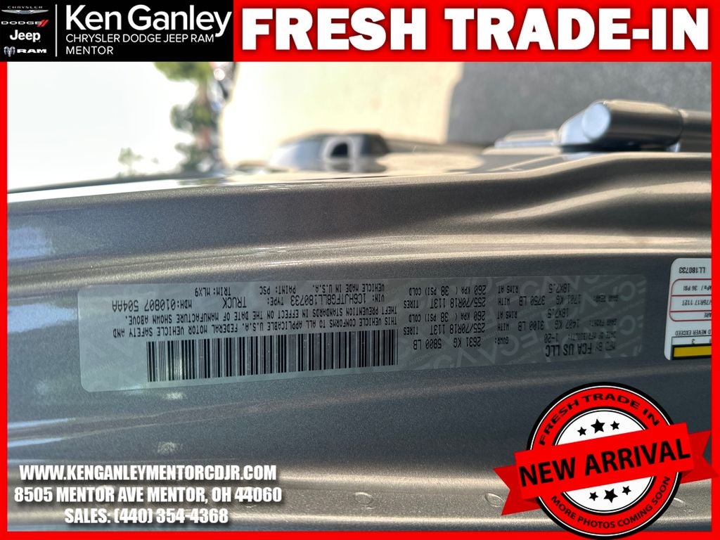2020 Jeep Gladiator Overland 4x4