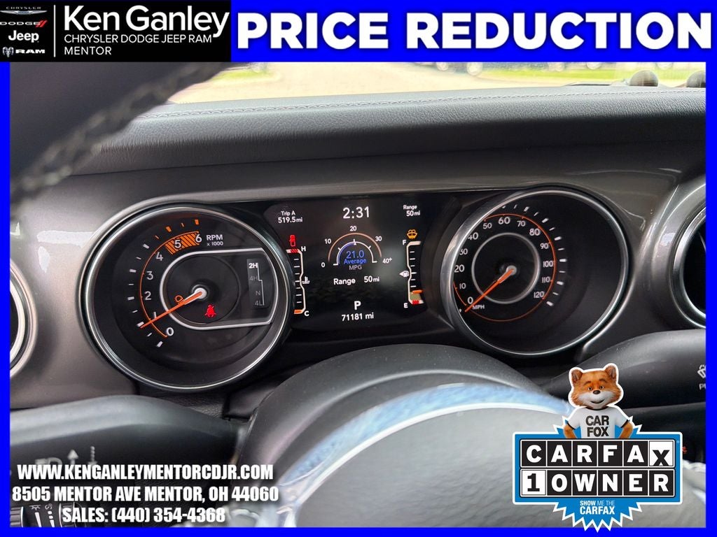 2022 Jeep Gladiator Overland 4x4