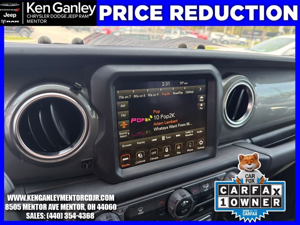 2022 Jeep Gladiator Overland 4x4