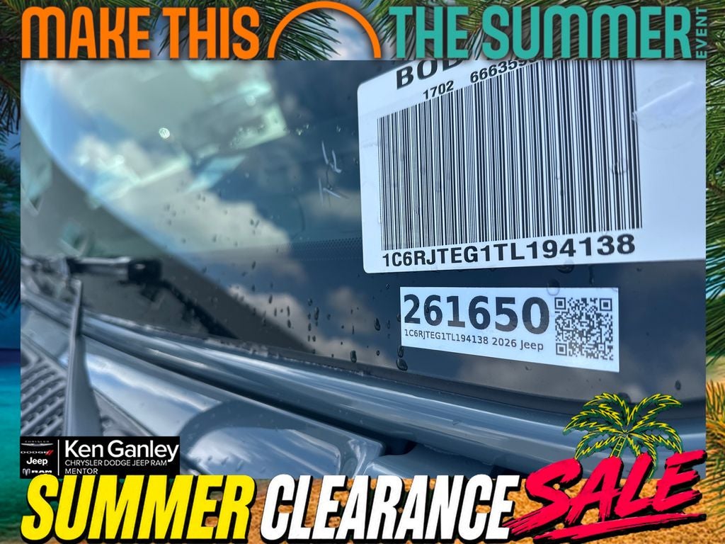 2026 Jeep Gladiator GLADIATOR MOJAVE 4X4