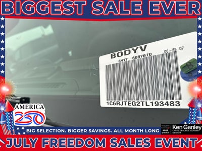 2026 Jeep Gladiator GLADIATOR MOJAVE 4X4