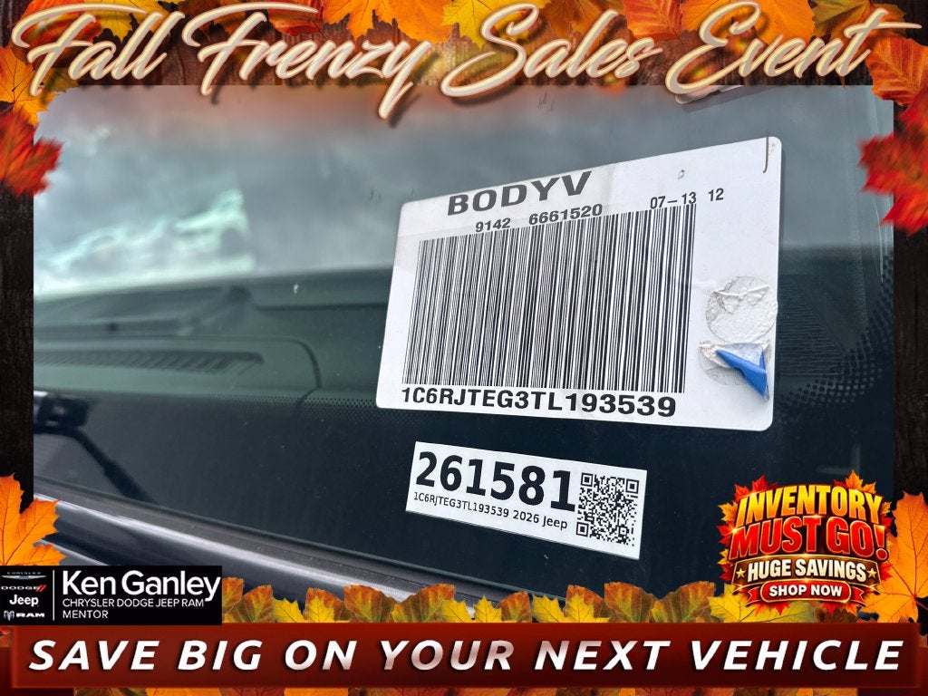 2026 Jeep Gladiator GLADIATOR MOJAVE 4X4
