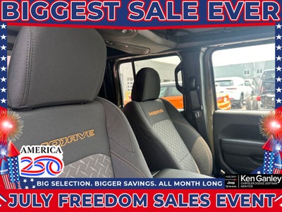 2026 Jeep Gladiator GLADIATOR MOJAVE 4X4