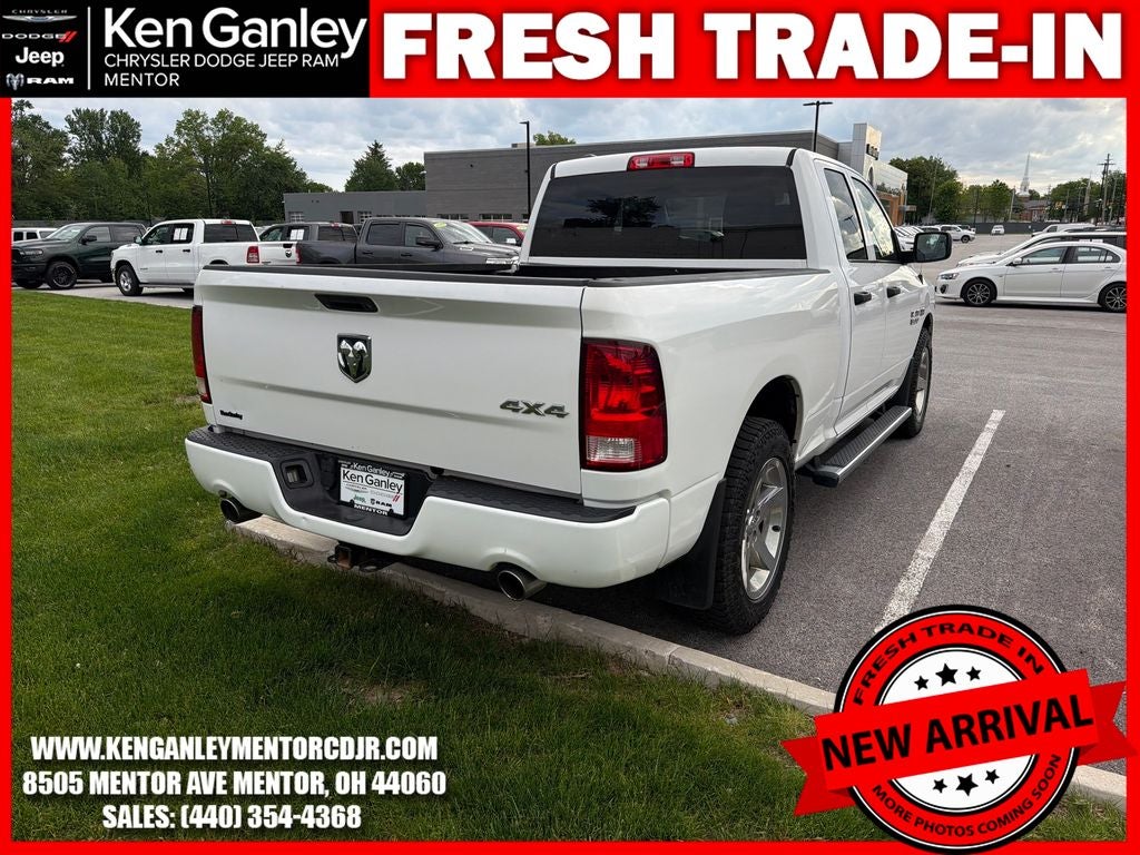 2018 RAM 1500 Express Quad Cab 4x4 6'4' Box