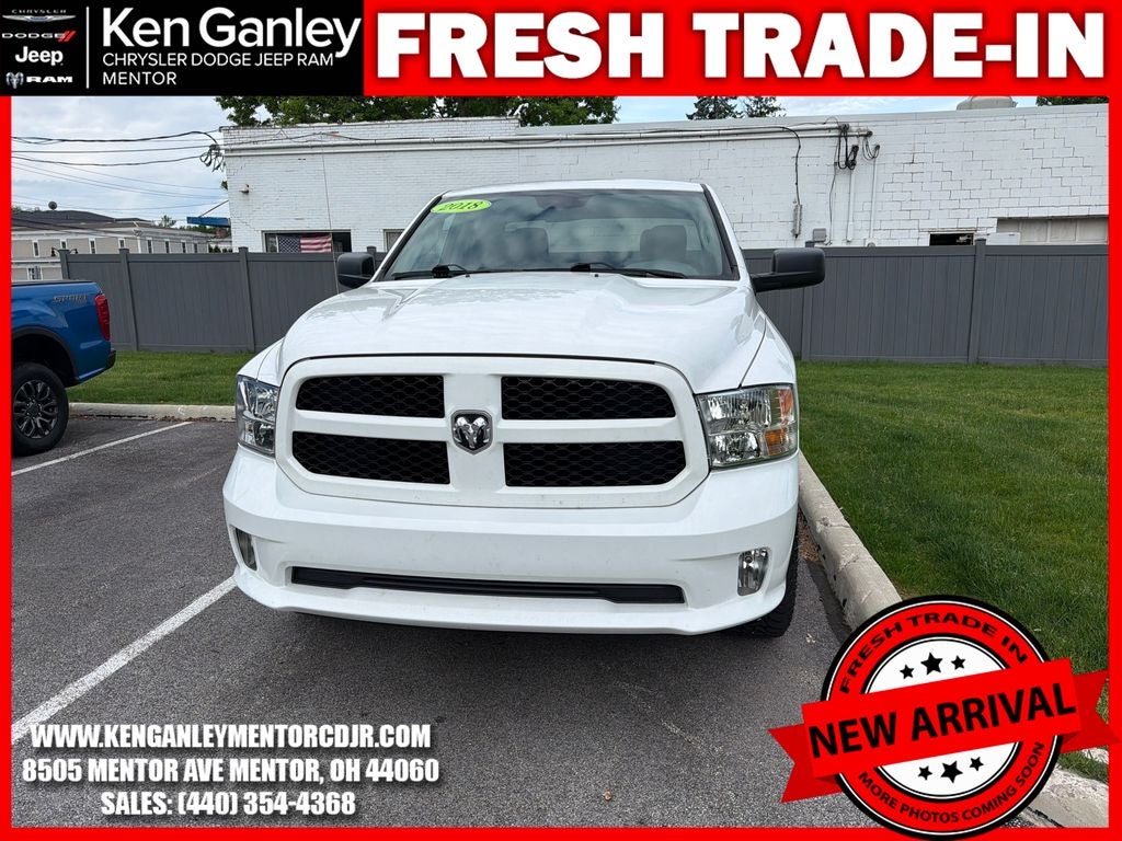 2018 RAM 1500 Express Quad Cab 4x4 6'4' Box