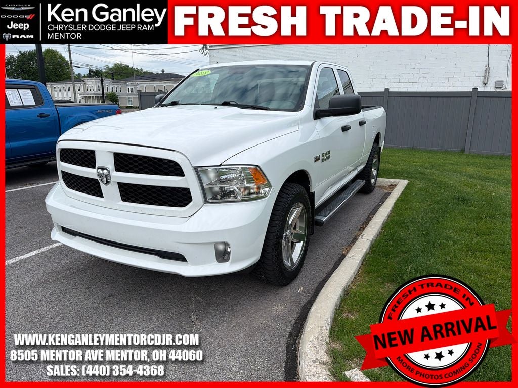 2018 RAM 1500 Express Quad Cab 4x4 6'4' Box