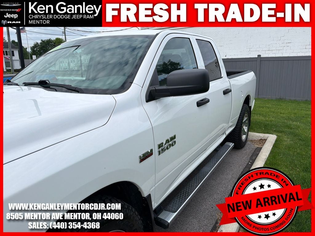 2018 RAM 1500 Express Quad Cab 4x4 6'4' Box