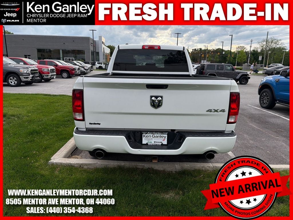 2018 RAM 1500 Express Quad Cab 4x4 6'4' Box