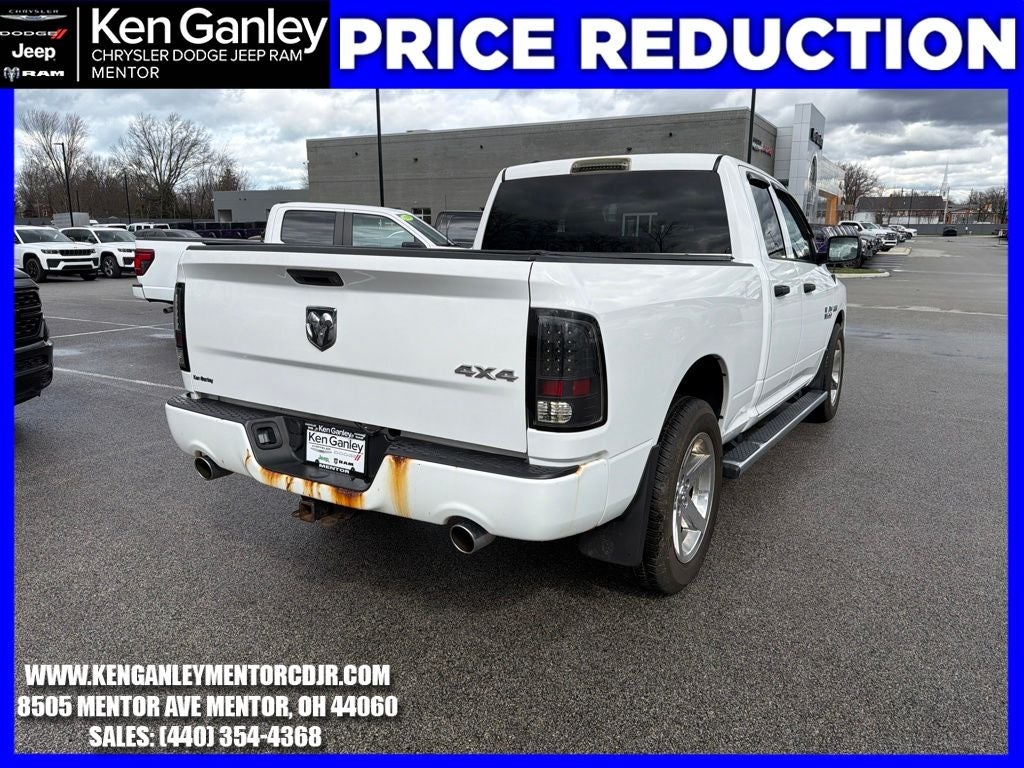 2017 RAM 1500 Express Quad Cab 4x4 6'4' Box