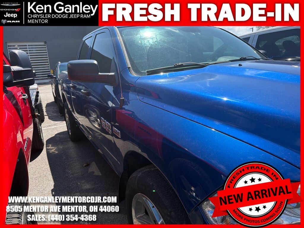 2017 RAM 1500 Express Quad Cab 4x4 6'4' Box