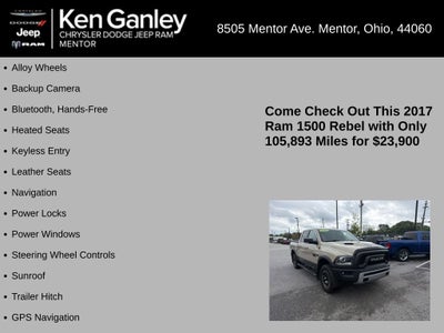2017 RAM 1500 Rebel Crew Cab 4x4 5'7' Box