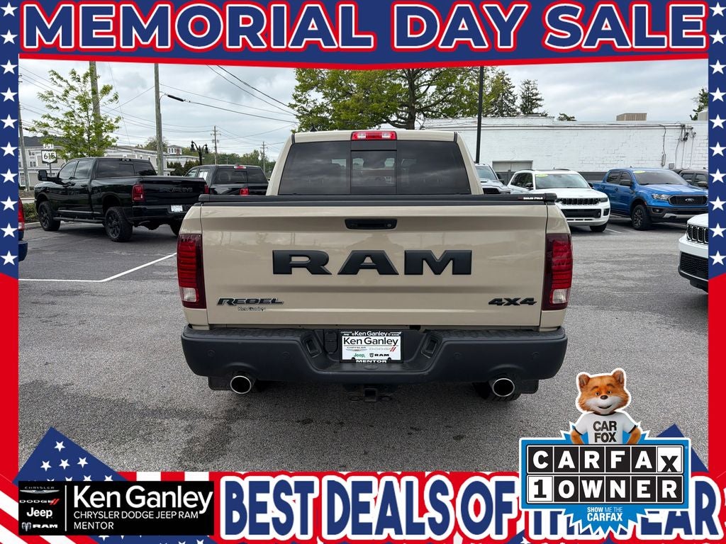 2017 RAM 1500 Rebel Crew Cab 4x4 5'7' Box