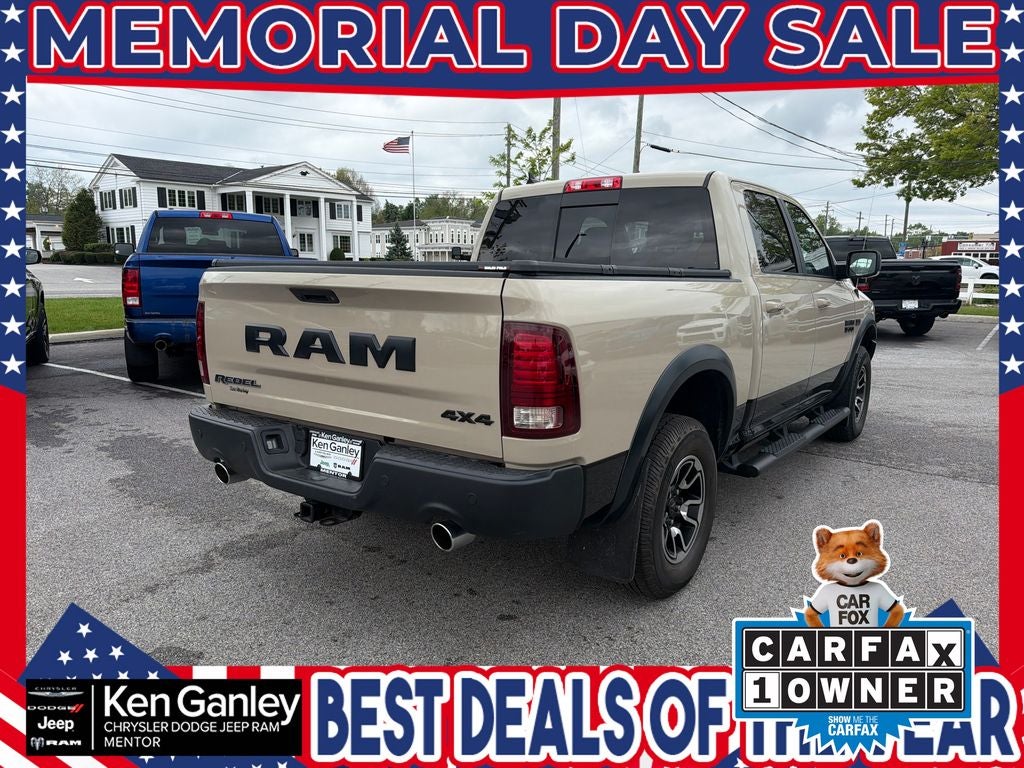 2017 RAM 1500 Rebel Crew Cab 4x4 5'7' Box