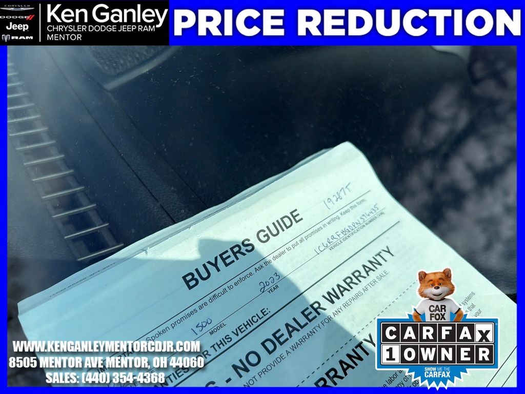 2023 RAM 1500 Big Horn Quad Cab 4x4 6'4' Box