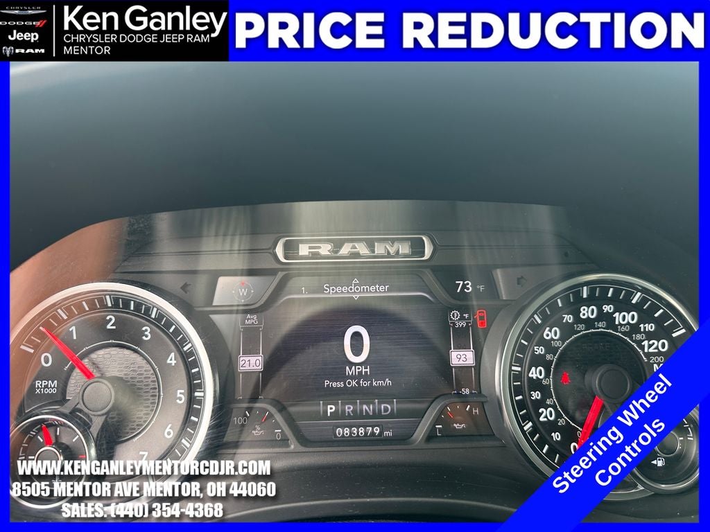 2021 RAM 1500 Big Horn Quad Cab 4x4 6'4' Box