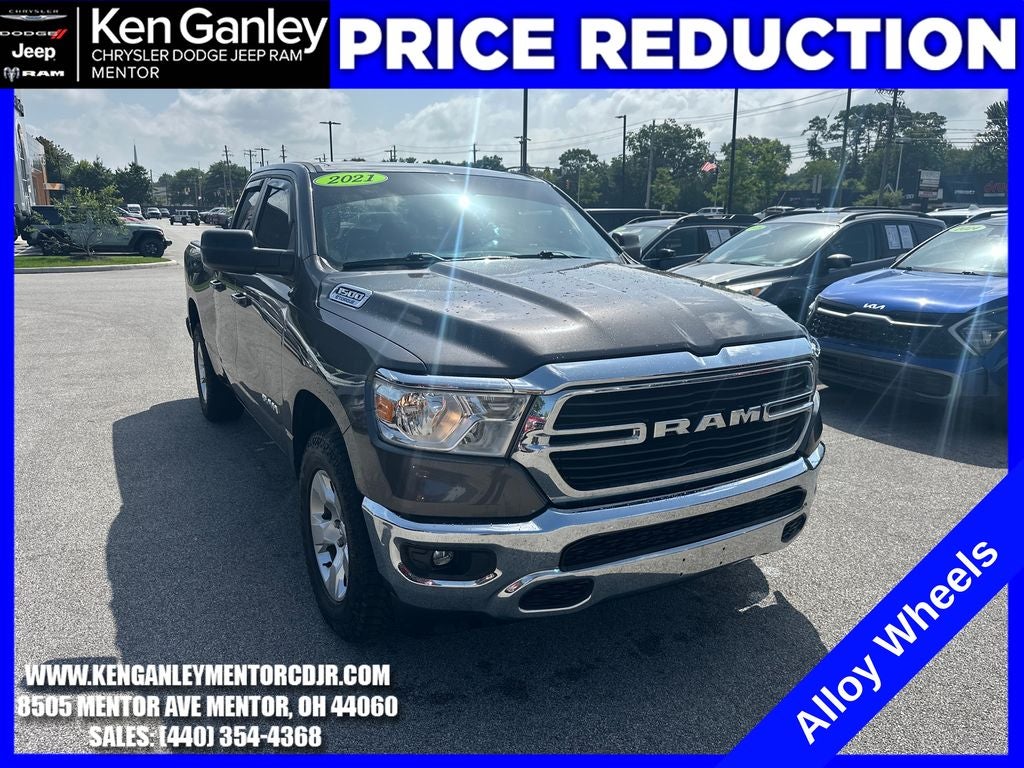 2021 RAM 1500 Big Horn Quad Cab 4x4 6'4' Box