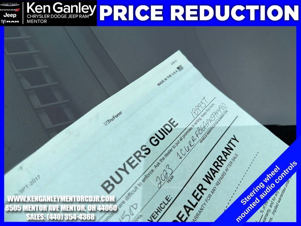 2023 RAM 1500 Big Horn Quad Cab 4x4 6'4' Box