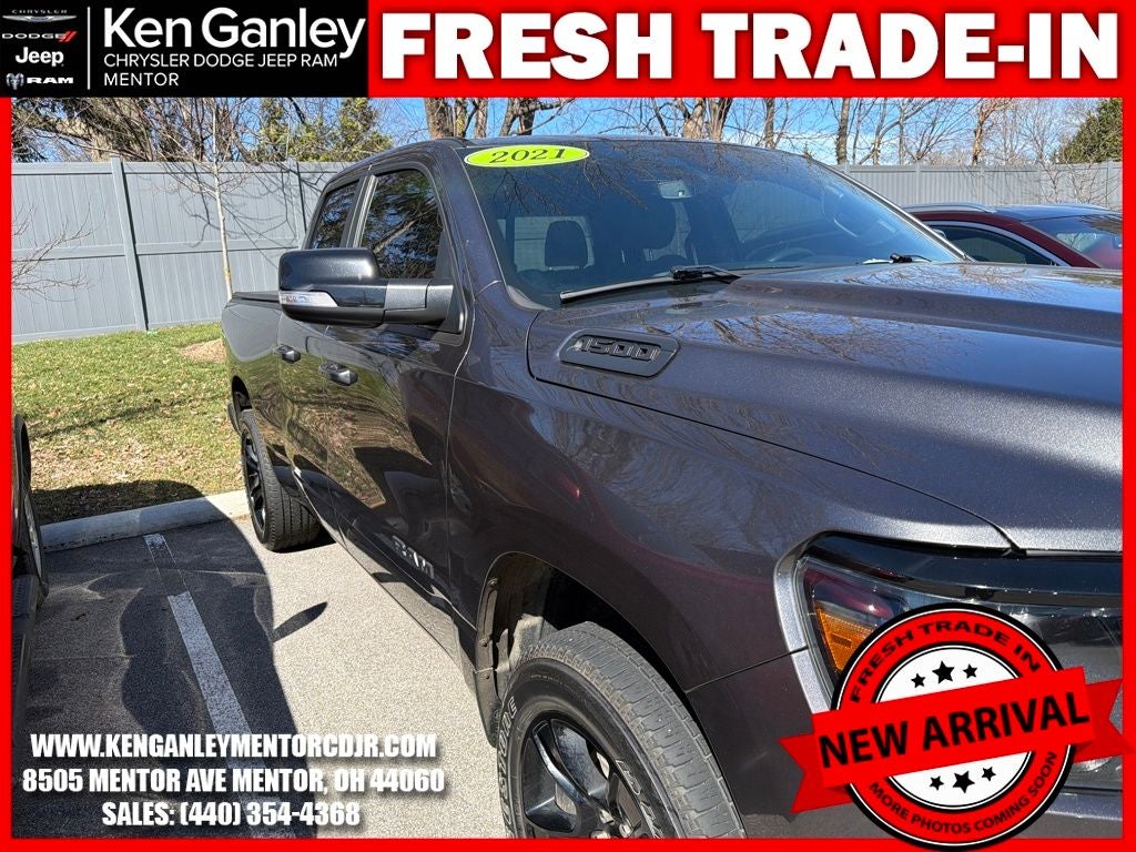 2021 RAM 1500 Big Horn Quad Cab 4x4 6'4' Box