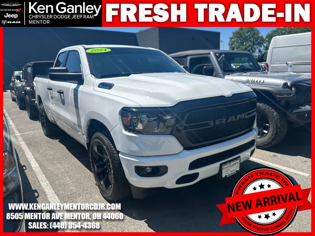 2024 RAM 1500 Tradesman Quad Cab 4x4 6'4' Box