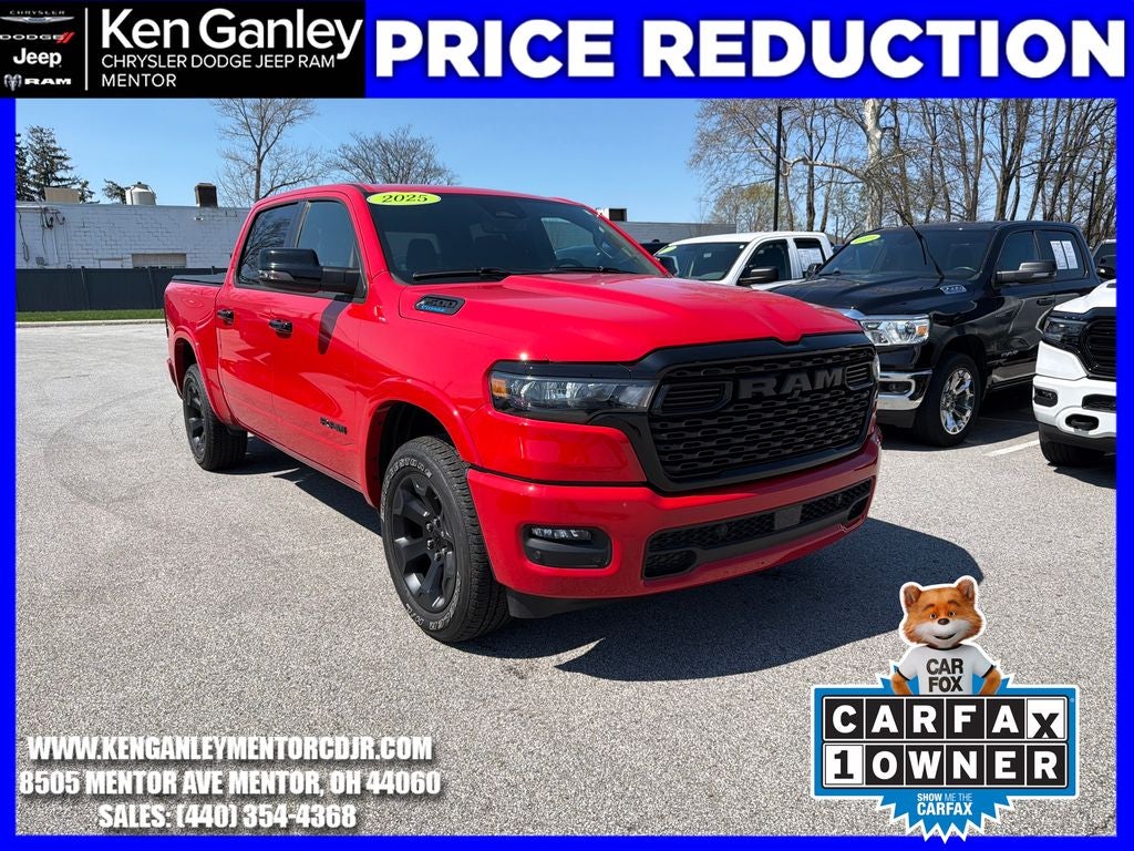 2025 RAM 1500 Big Horn Crew Cab 4x4 5'7' Box
