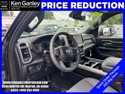 2025 RAM 1500 Big Horn Crew Cab 4x4 5'7' Box