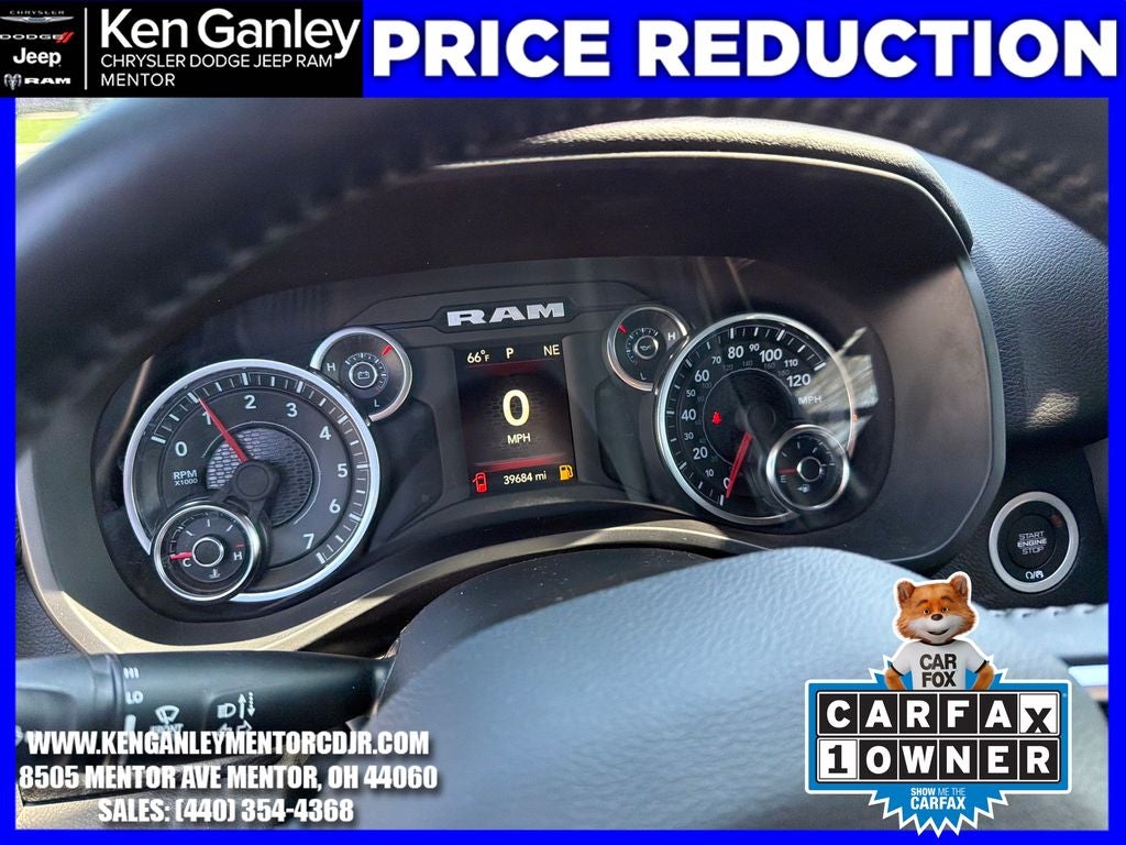 2023 RAM 1500 Big Horn Crew Cab 4x4 5'7' Box