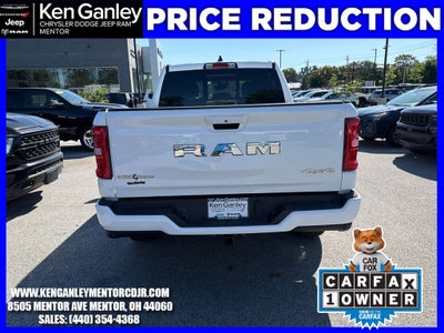 2025 RAM 1500 Lone Star Crew Cab 4x4 5'7' Box