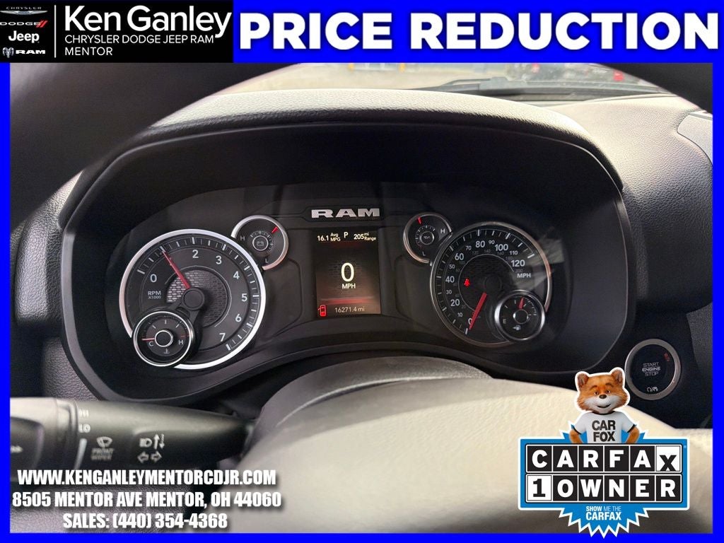 2025 RAM 1500 Tradesman Crew Cab 4x4 5'7' Box