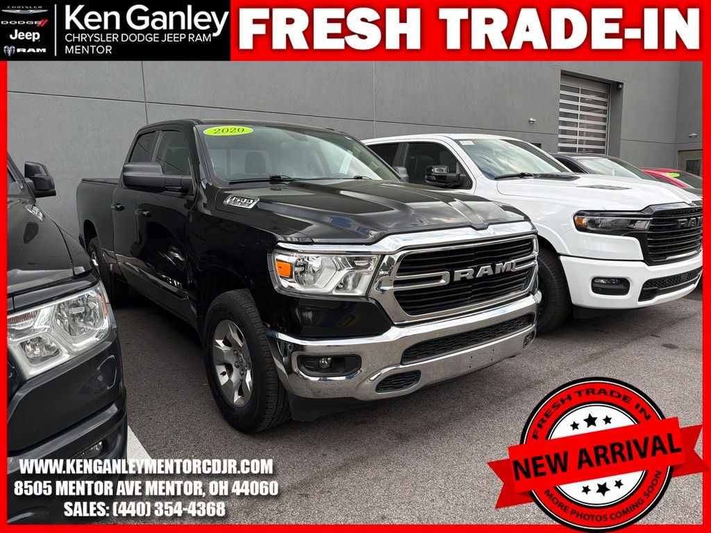 2020 RAM 1500 Big Horn Quad Cab 4x4 6'4' Box