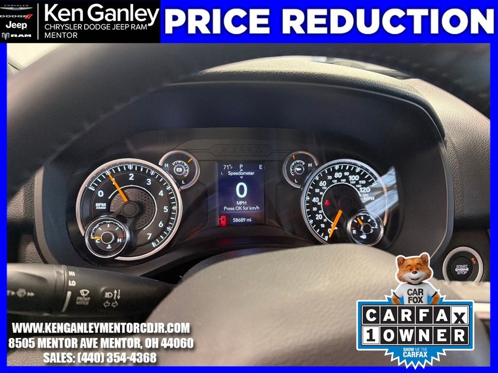 2021 RAM 1500 Big Horn Quad Cab 4x4 6'4' Box