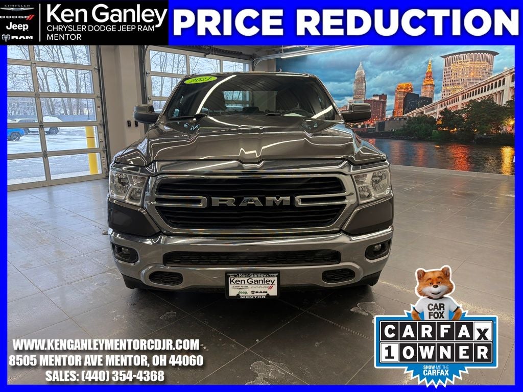 2021 RAM 1500 Big Horn Quad Cab 4x4 6'4' Box