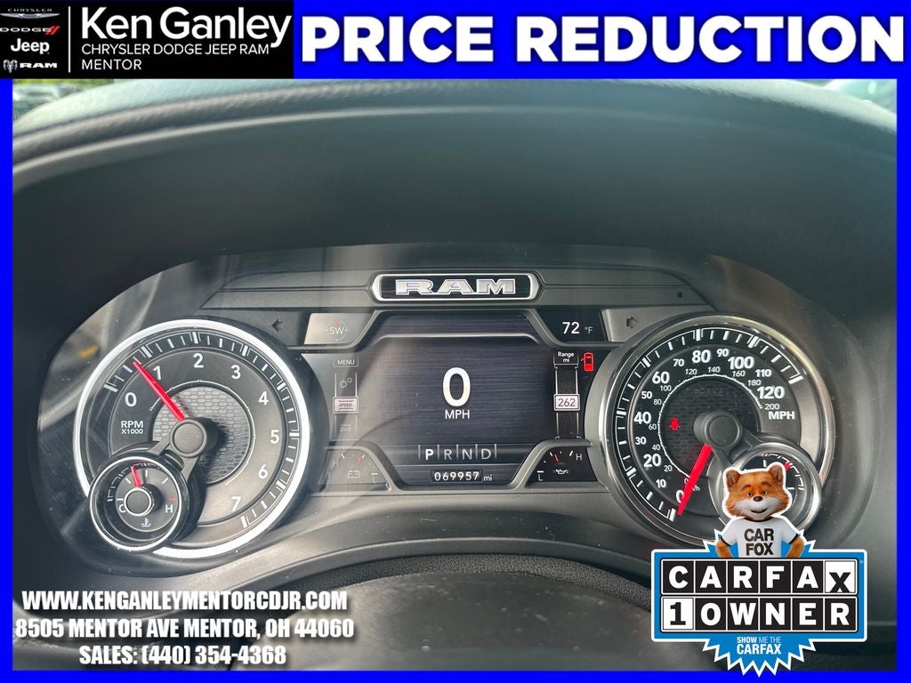 2021 RAM Ram 1500 Big Horn Quad Cab 4x4 6'4' Box