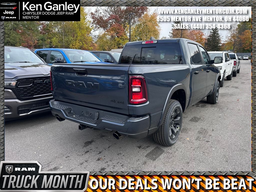 2026 RAM Ram 1500 RAM 1500 BIG HORN CREW CAB 4X4 5'7' BOX