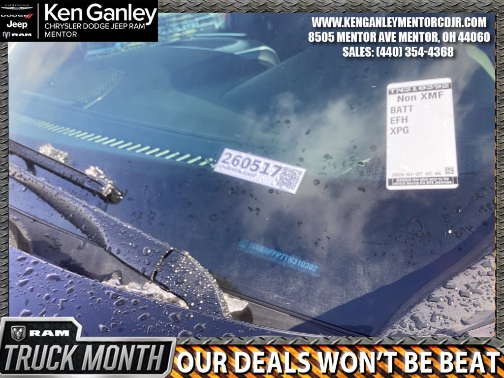 2026 RAM Ram 1500 RAM 1500 BIG HORN CREW CAB 4X4 5'7' BOX