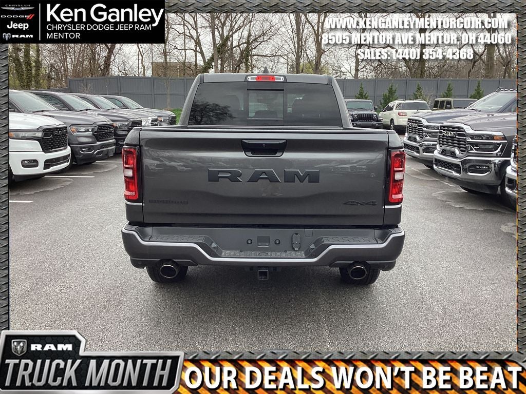 2026 RAM Ram 1500 RAM 1500 BIG HORN CREW CAB 4X4 5'7' BOX