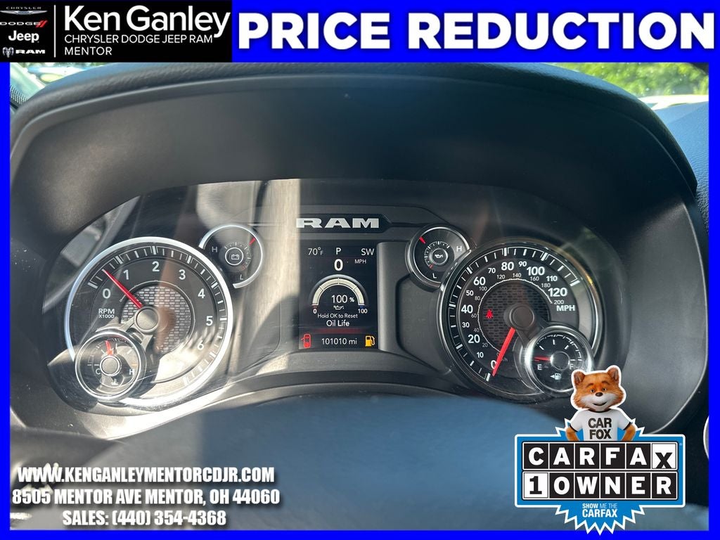 2023 RAM 1500 Lone Star Crew Cab 4x4 5'7' Box