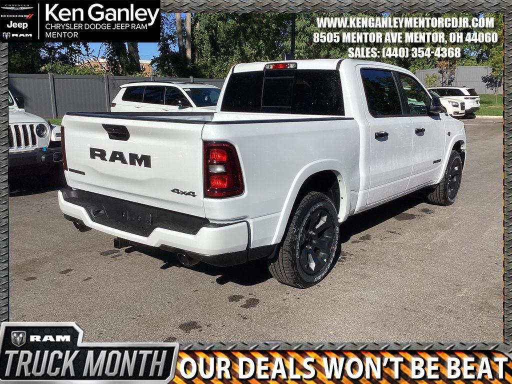 2026 RAM Ram 1500 RAM 1500 BIG HORN CREW CAB 4X4 5'7' BOX