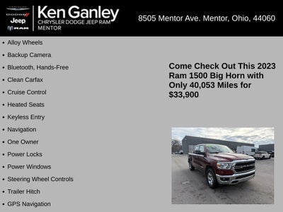 2023 RAM 1500 Big Horn Crew Cab 4x4 5'7' Box