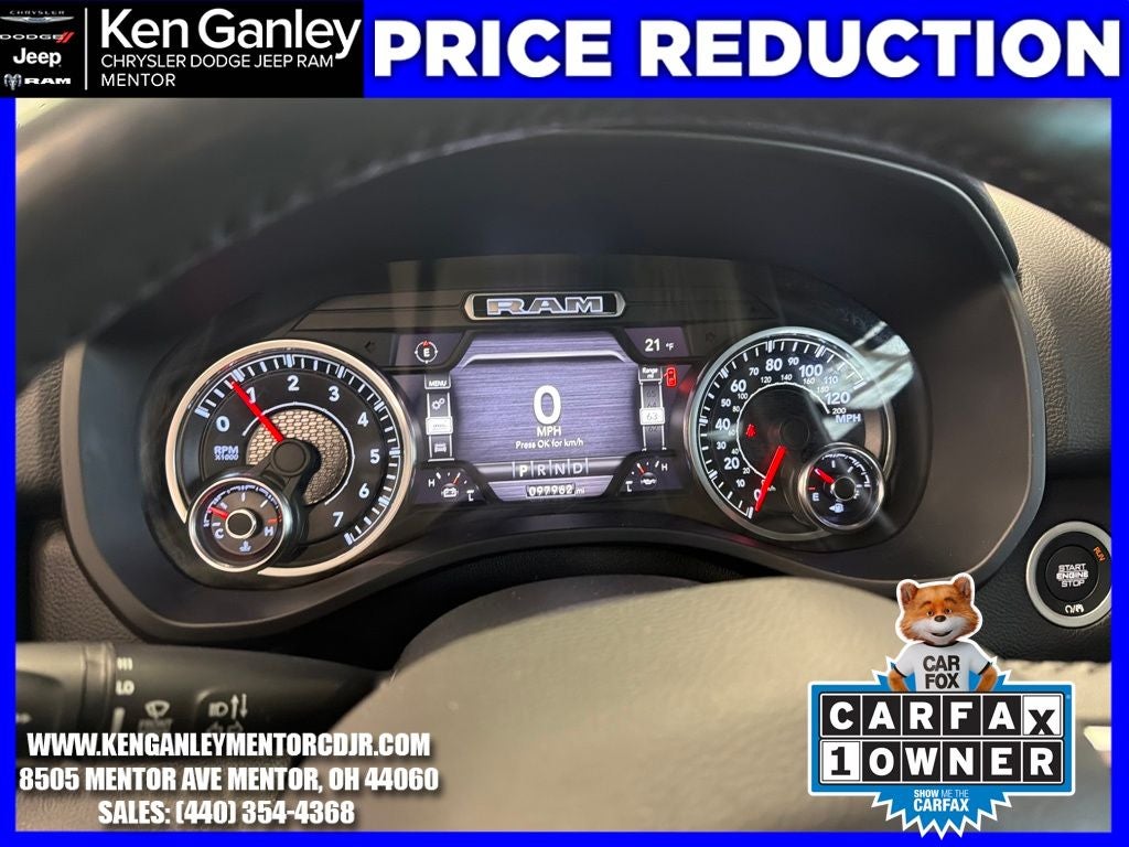 2020 RAM 1500 Big Horn Crew Cab 4x4 5'7' Box