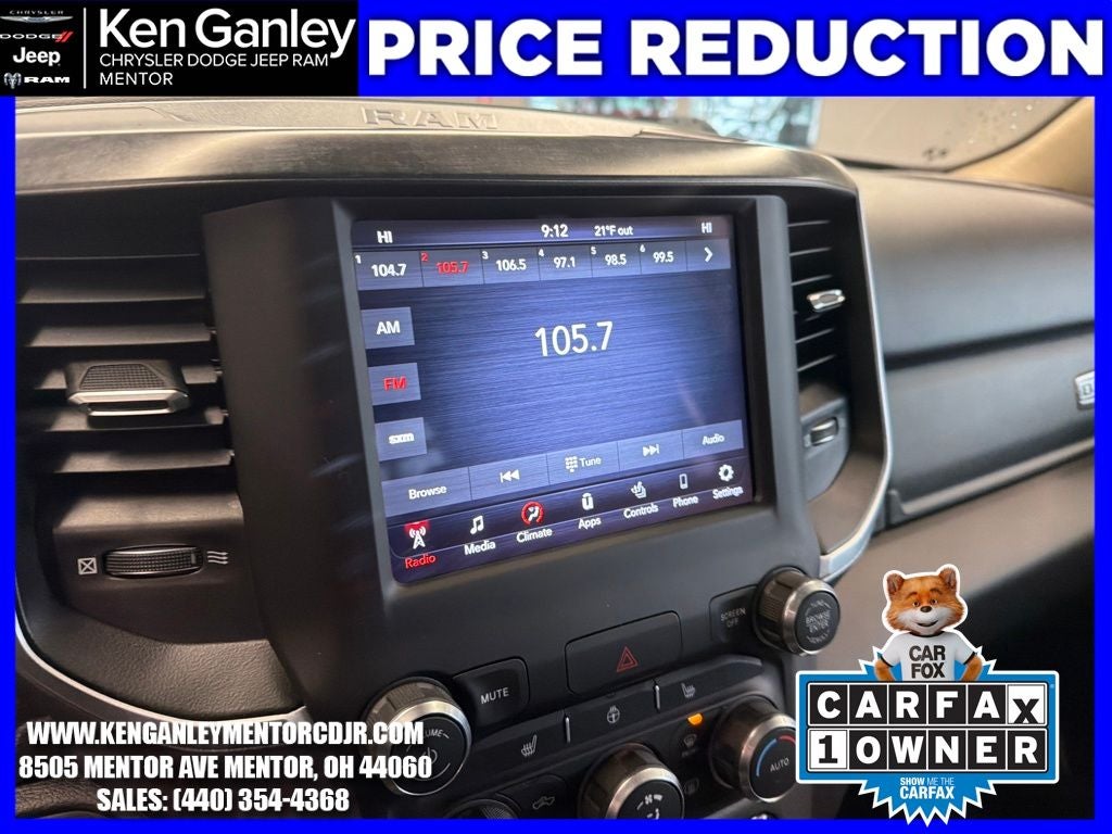 2020 RAM 1500 Big Horn Crew Cab 4x4 5'7' Box