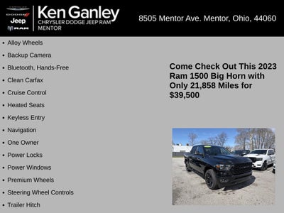 2023 RAM 1500 Big Horn Crew Cab 4x4 5'7' Box